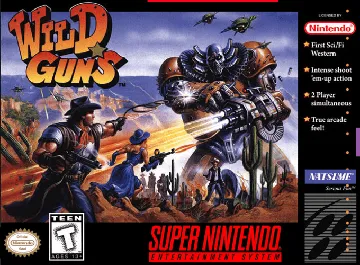 Wild Guns (USA) box cover front